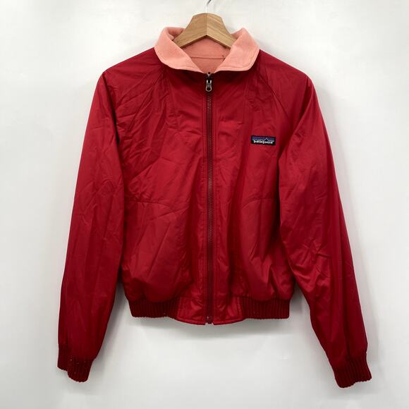 Vintage Patagonia Reversible Red Pink Full Zip Insulated Jacket - Picture 3 of 5